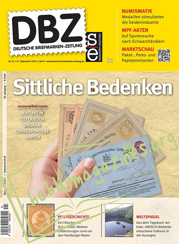 Deutsche Briefmarken-Zeitung 21, 2019