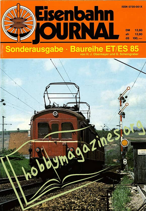 Eisenbahn Journal Sonderausgabe - Baureihe ET/ES 85