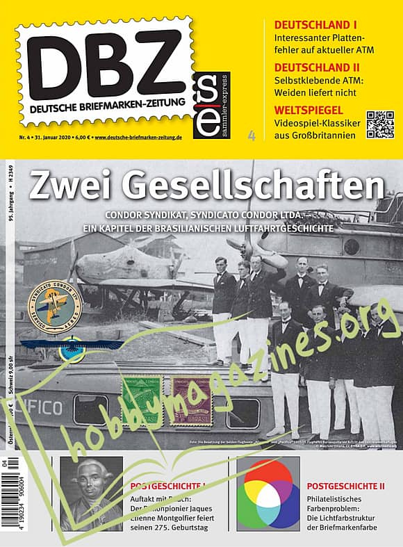 Deutsche Briefmarken-Zeitung - 31 Januar 2020