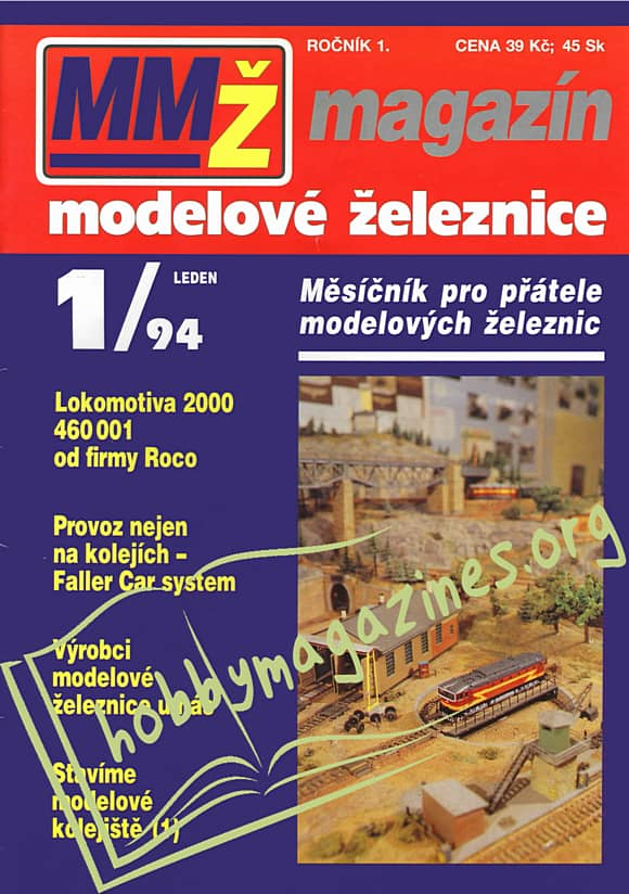 Magazin Modelove Zeleznice 001 - 1994-01