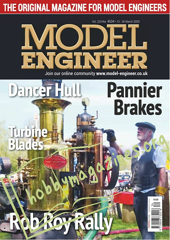 Model Engineer - 13 March 2020