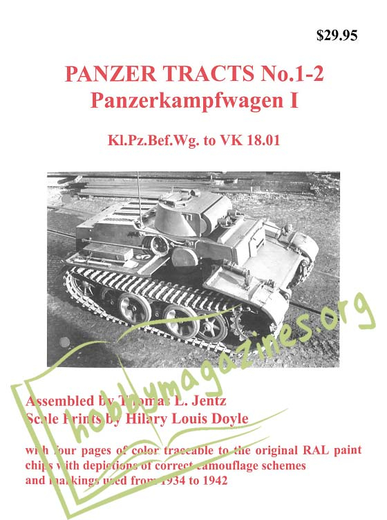 Panzer Tracts: Pannzerkampfwagen I.Kl.Pz.Bef.Wg. VK 18.01