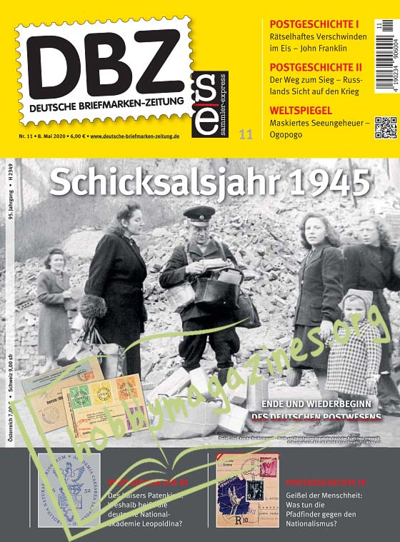 Deutsche Briefmarken-Zeitung 11 - 8 Mai 2020