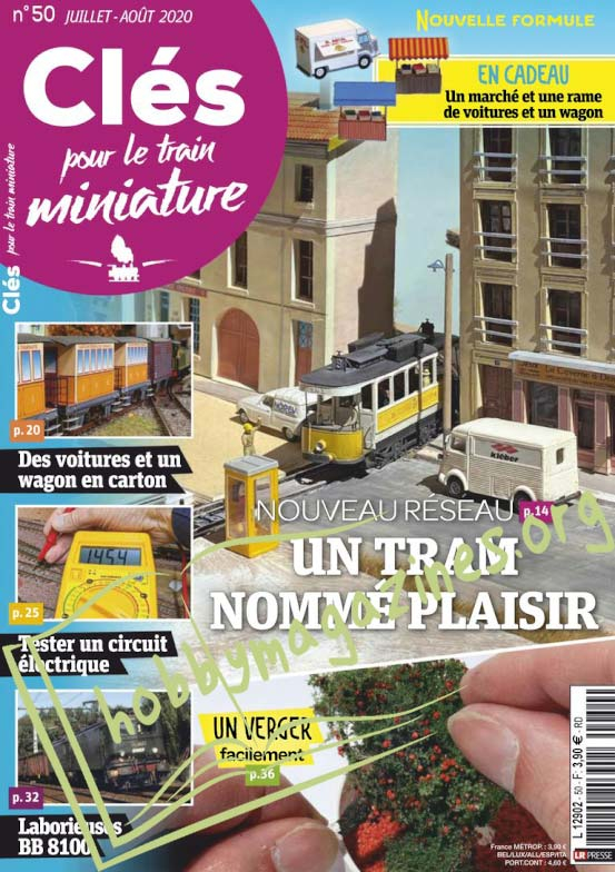 Clés pour le train miniature - Juillet/Août 2020