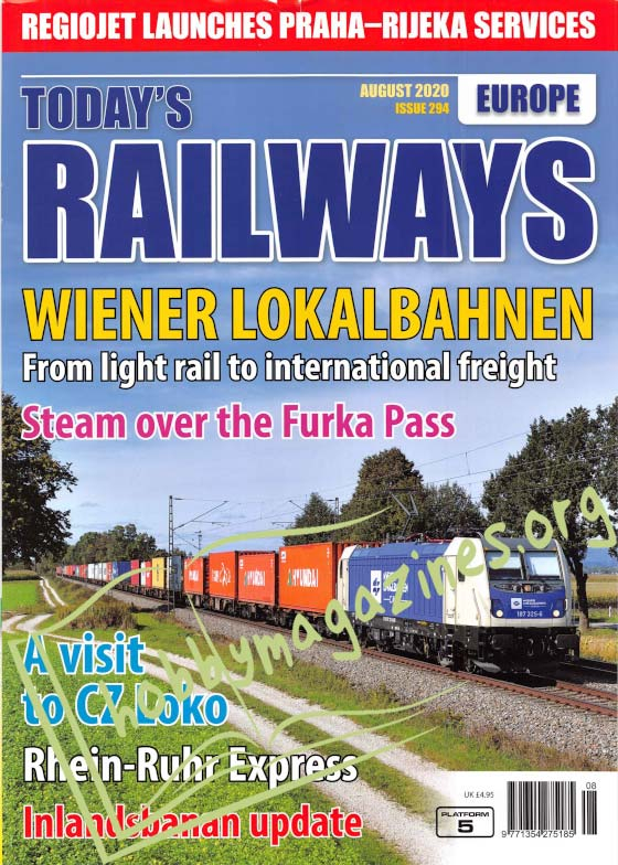 Today's Railways Europe - August 2020 