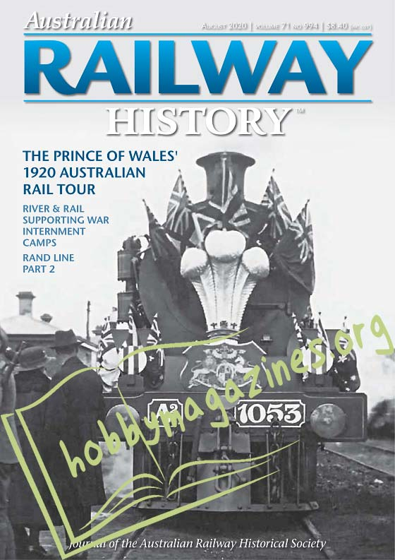 Australian Railway History - August 2020
