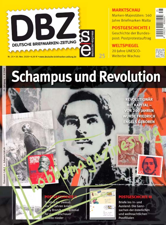 Deutsche Briefmarken-Zeitung 25 - 20 November 2020