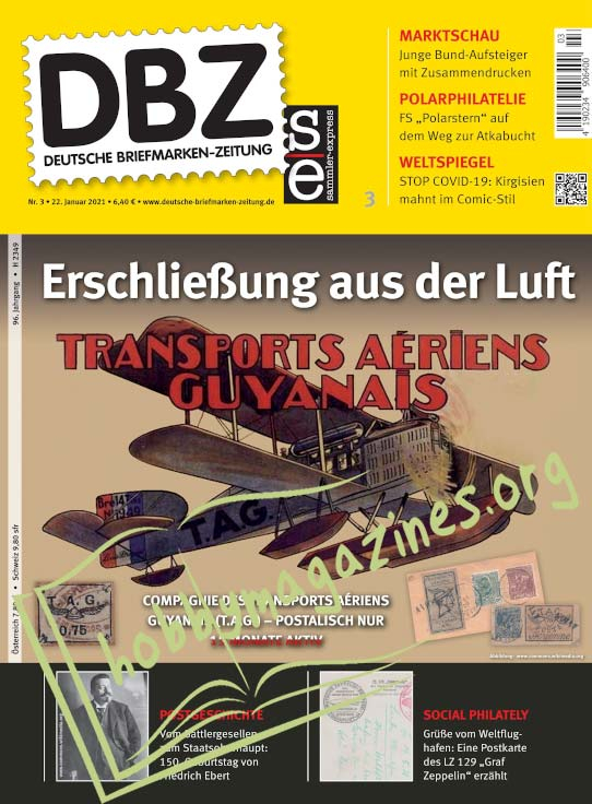 Deutsche Briefmarken-Zeitung 03 – 22 Januar 2021