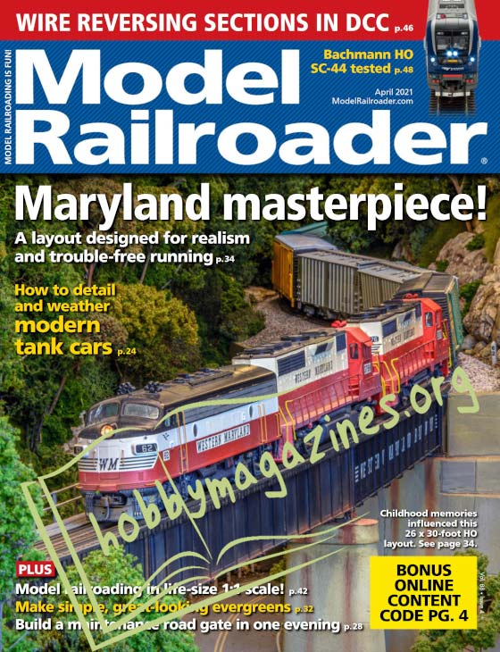 Model Railroader - April 2021