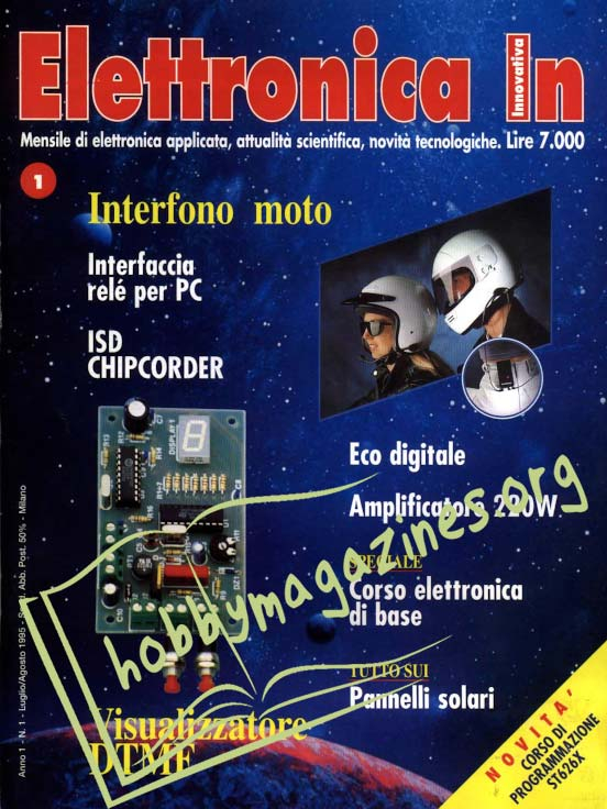 Elettronica In 001 - Luglio/Agosto 1995