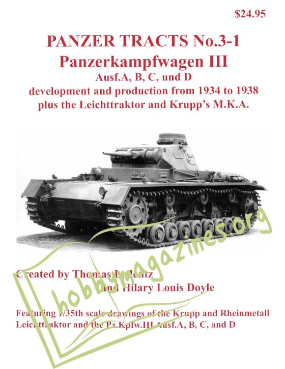 Panzer Tracts 3-1 Panzerkampfwagen III