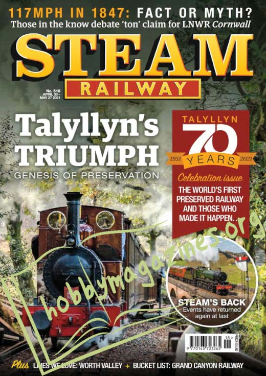 Steam Railway - April 30-May 27,2021 (No.518)