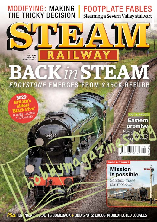 Steam Railway –  May 28-June 24 2021 (Iss.519)