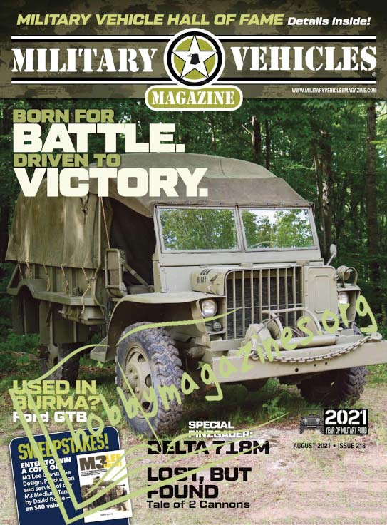 Military Vehicles Magazine - August 2021 (Iss.218)