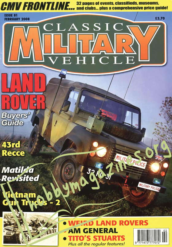 Classic Military Vehicle - February 2008