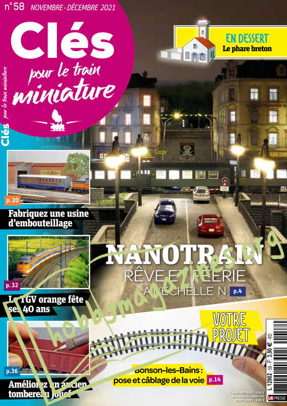 Clés pour le train miniature - Novembre/Décembre 2021