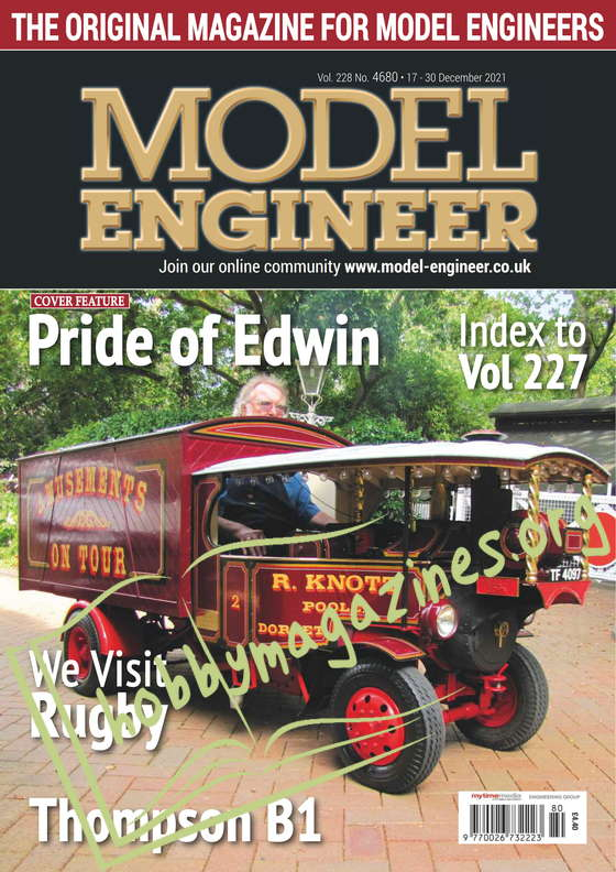 Model Engineer - 17-30 December 2021
