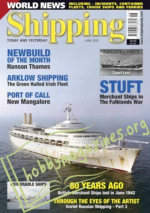 Shipping Today and Yesterday - June 2022