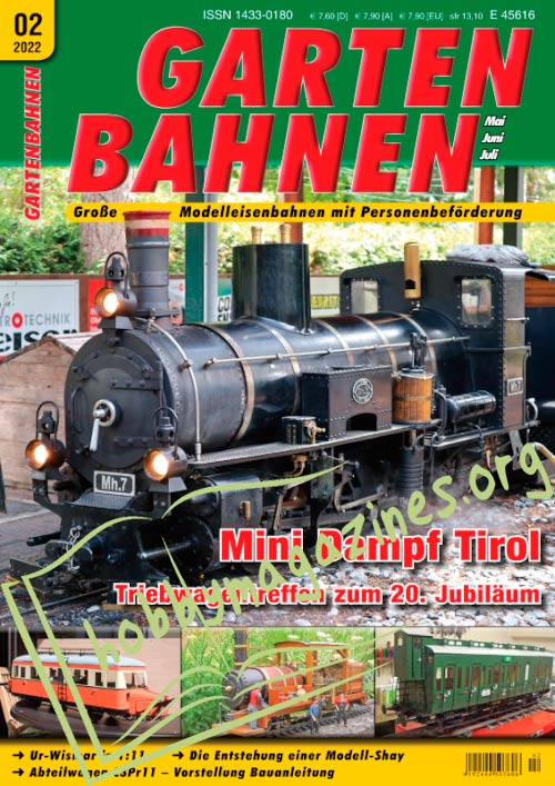 Gartenbahnen – Mai/juni/July 2022 