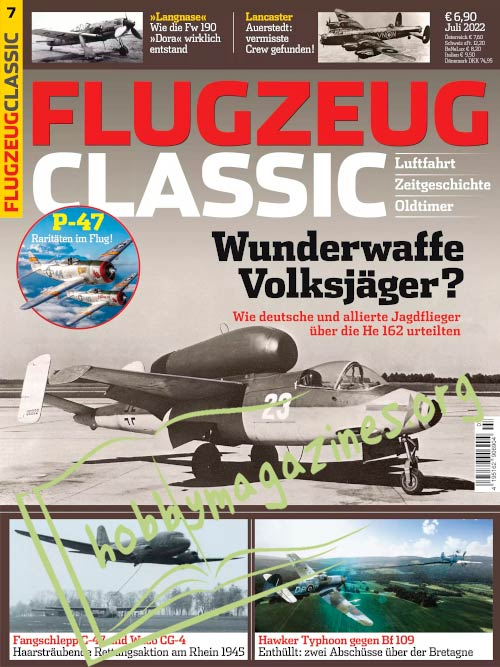 Flugzeug Classic - Juli 2022