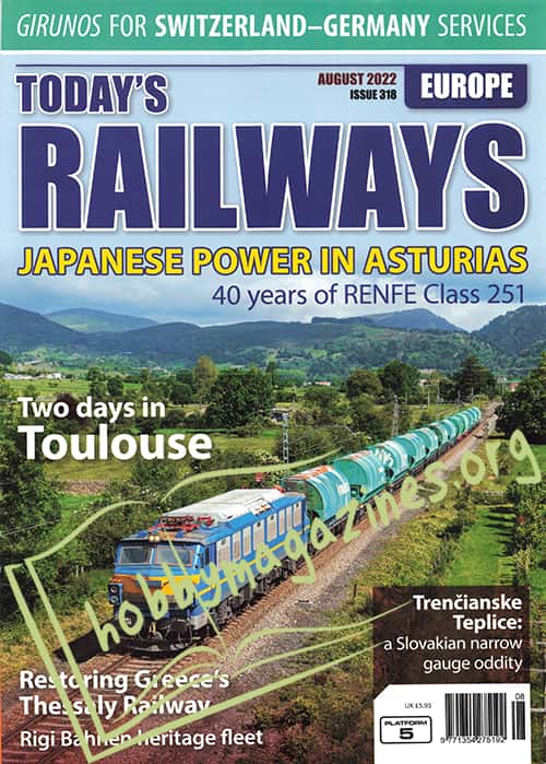 Today's Railways Europe - August 2022