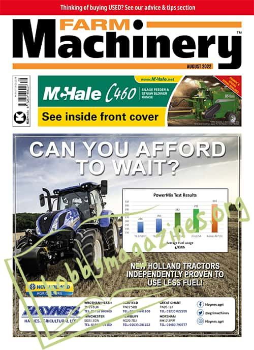 Farm Machinery - August 2022