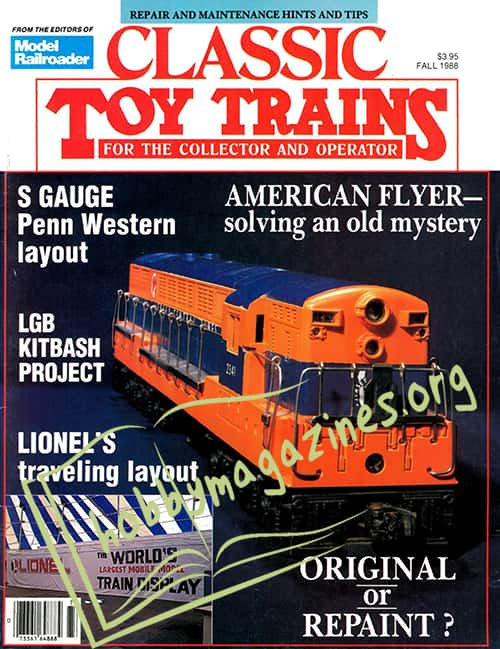 Classic Toy Trains Vol.1 No 3 Fall 1988
