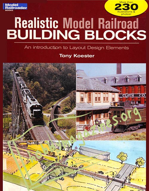 Realistic Model Railroad Building Blocks