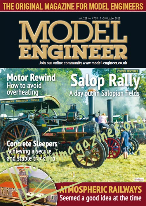 Model Engineer – 7-20 October 2022