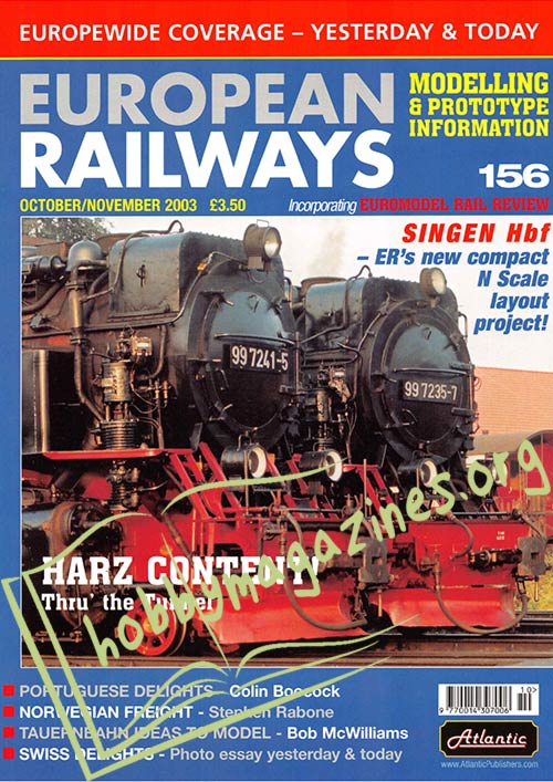 European Railways Issue 156 October November 2003
