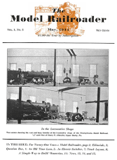 Model Railroader Vol.1 No.5 May 1934