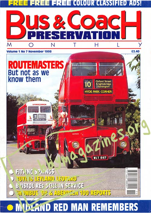 Bus & Coach Preservation Volume 1 Number 07 November 1998