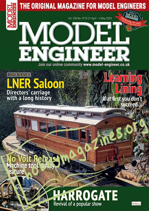 Model Engineer – 21 April 2023