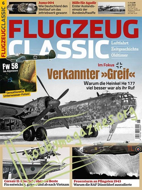 Flugzeug Classic - Juni 2023