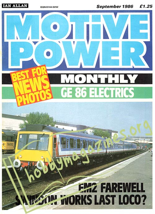 Motive Power Monthly September 1986 