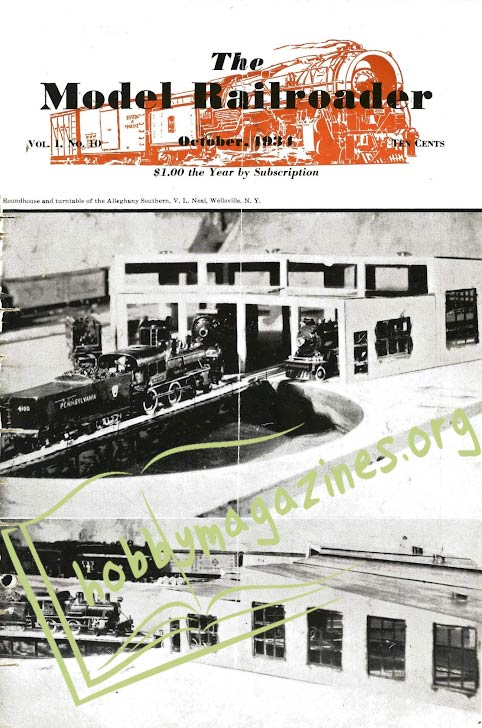 Model Railroader Vol.1 No.10 October 1934