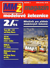 Magazín modelové železnice (Železniční magazín) Vol 1 No 2 Unor 1994