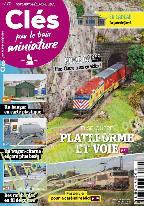 Clés pour le train miniature - Novembre/Décembre 2023