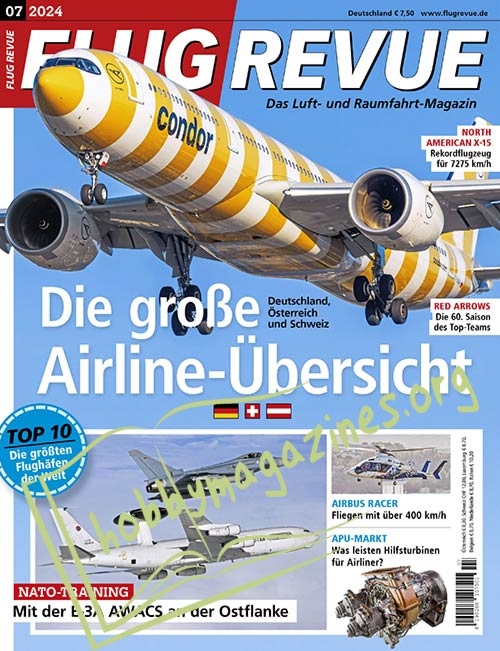 Flug Revue Juli 2024