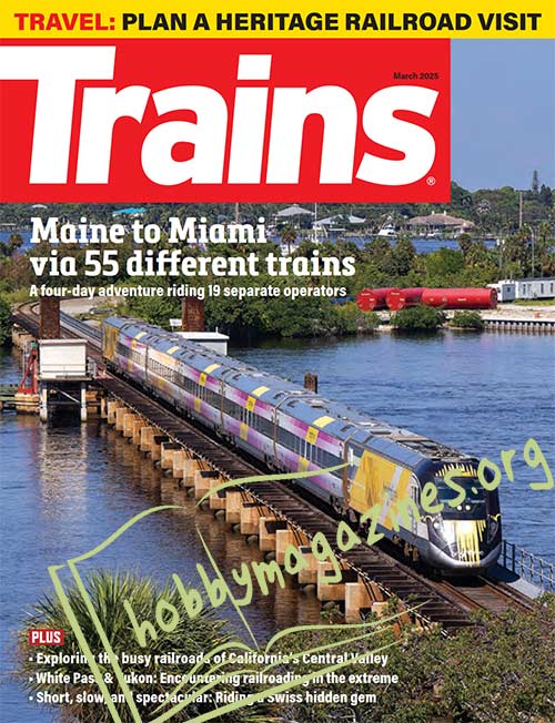 Trains March 2025