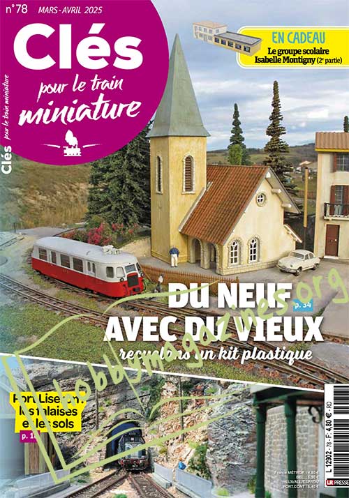 Clés pour le train miniature Mars-Avril 2025