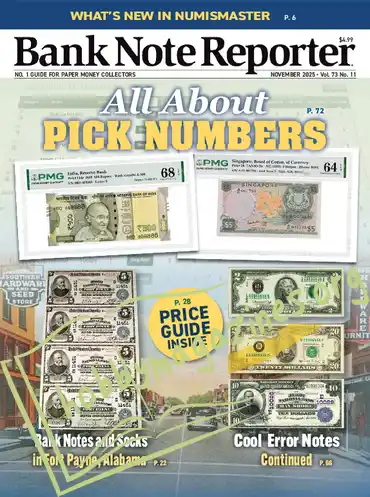 Bank Note Reporter Magazine